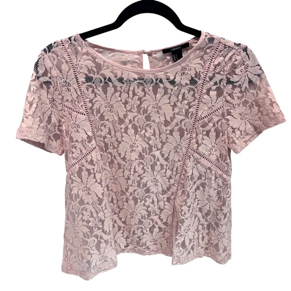 Ladies Lace Top By Forever 21, Size Small - Picture 5 of 5